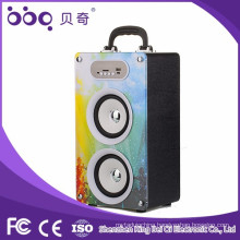 portable music cube speaker with sd card slot